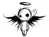 Gif animé gothique poupée